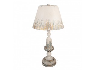 Béžová antik kovová stolní lampa Brocante - Ø 36*70 cm E27/ 1*60W
