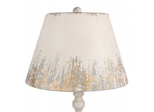 Béžová antik kovová stolní lampa Brocante - Ø 36*70 cm E27/ 1*60W