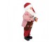 Červená vánoční dekorace figurka Santa Claus - 22*19*45 cm Clayre & Eef