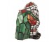 Stolní Tiffany lampa Santa Claus - 17*11*22 cm / E14/max. 1x25W Clayre & Eef