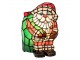 Stolní Tiffany lampa Santa Claus - 17*11*22 cm / E14/max. 1x25W Clayre & Eef