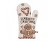 Béžová bavlněná chňapka rukavice s perníčky Gingerbread Magic - 18*30cm Clayre & Eef