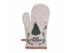 Béžová bavlněná chňapka rukavice se stromky Christmas Harmony - 18*30 cm Clayre & Eef