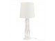 Bílá stolní lampa sousoší lidského páru Figurines – Ø 24*90 cm E27 / 60W J-Line by Jolipa