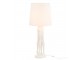 Bílá stolní lampa sousoší lidského páru Figurines – Ø 24*90 cm E27 / 60W J-Line by Jolipa