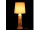 Bílá stolní lampa sousoší lidského páru Figurines – Ø 24*90 cm E27 / 60W J-Line by Jolipa