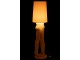 Bílá stojací lampa sousoší lidského páru Figurines – Ø 36*155 cm E27 / 60W J-Line by Jolipa