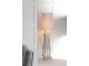 Bílá stojací lampa sousoší lidského páru Figurines – Ø 36*155 cm E27 / 60W J-Line by Jolipa