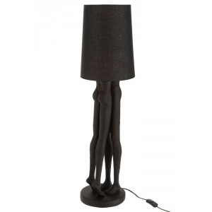 Granitová stolní lampa sousoší lidského páru Figurines – Ø 21*90 cm E27 / 60W