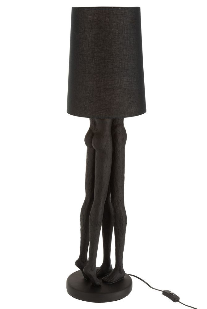 Granitová stolní lampa sousoší lidského páru Figurines – Ø 21*90 cm E27 / 60W