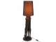 Granitová stolní lampa sousoší lidského páru Figurines – Ø 21*90 cm E27 / 60W J-Line by Jolipa