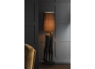 Granitová stolní lampa sousoší lidského páru Figurines – Ø 21*90 cm E27 / 60W