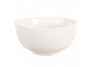 Bílá porcelánová miska se srdíčkem Lovely Day - Ø 14*7 cm / 500 ml