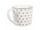 Bílý hrnek se srdíčky Lovely Day - 12*8*7 cm / 275 ml Clayre & Eef