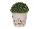Béžový obal na květináč s houbičkami Little Forest Jewels XL - Ø 21*20 cm Clayre & Eef