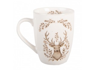 Porcelánový hrnek s jelenem Gentle Wilderness - 12*8*10 cm / 300 ml