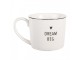 Bílý hrnek se srdíčkem Dream Big Lovely Day - 12*8*7 cm / 275 ml Clayre & Eef
