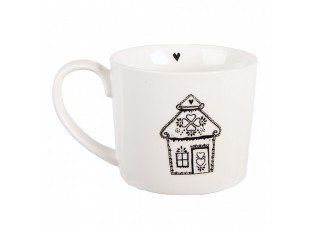 Hrnek s perníkovou chaloupkou Gingerbread Bliss - 12*8*7 cm / 275 ml