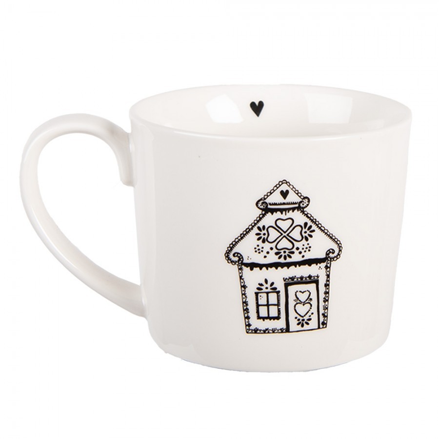 Hrnek s perníkovou chaloupkou Gingerbread Bliss - 12*8*7 cm / 275 ml
