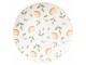 Bílý porcelánový dezertní talířek s citróny Lemons & Leafs - Ø 20cm Clayre & Eef