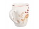 Bílý porcelánový hrnek s houbičkami Little Forest Jewels - 12*8*10 cm / 300 ml Clayre & Eef