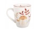 Bílý porcelánový hrnek s houbičkami Little Forest Jewels - 12*8*10 cm / 300 ml Clayre & Eef
