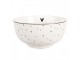 Bílá porcelánová miska se srdíčky Lovely Day - Ø 14*7 cm / 500 ml Clayre & Eef