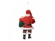 Christmas Ornament Santa Claus 11x6x17 Cm Red Textile - 11*6*17 cm Clayre & Eef