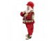 Červená vánoční figurka Santa Claus s golfovou holí - 15*10*28 cm Clayre & Eef