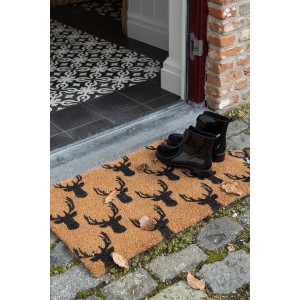 Rohožka z kokosových vláken s jeleny - 75*45*1 cm