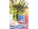 Modrý bavlněný běhoun s květy Flower & Fiesta - 50*160 cm Clayre & Eef