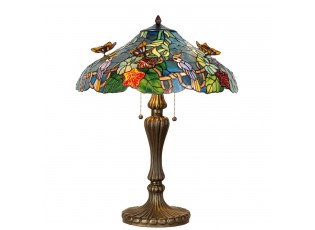 Stolní lampa Tiffany Butterfly