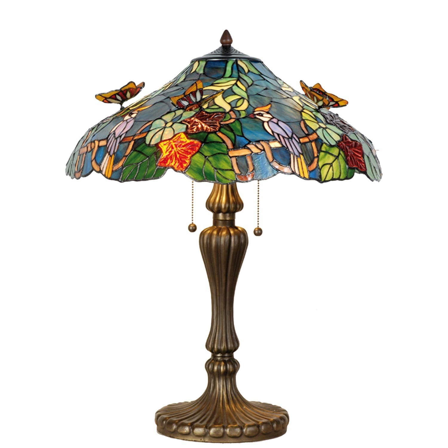 Stolní lampa Tiffany Butterfly - Ø 52*65 cm 5LL-5582