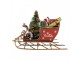 Christmas Decoration Figurine Sled 17x8x12 Cm Red Metal - 17*8*12 cm Clayre & Eef