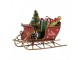 Christmas Decoration Figurine Sled 17x8x12 Cm Red Metal - 17*8*12 cm Clayre & Eef