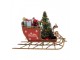 Christmas Decoration Figurine Sled 17x8x12 Cm Red Metal - 17*8*12 cm Clayre & Eef