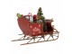 Christmas Decoration Figurine Sled 17x8x12 Cm Red Metal - 17*8*12 cm Clayre & Eef