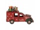 Červený retro model auto kachna s dárky na střeše - 26*11*17 cm Clayre & Eef