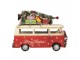 Červený retro model autobus s dárky a stromkem Christmas - 38*16*28 cm Clayre & Eef