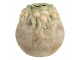 Béžový antik terakotový obal na květináč s olivami Olives - Ø 18*18 cm Clayre & Eef