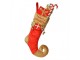 Christmas Stocking 24x7x46 Cm Red Synthetic - 24*7*46 cm Clayre & Eef