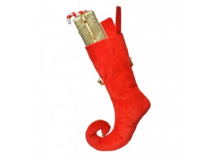 Christmas Stocking 24x7x46 Cm Red Synthetic - 24*7*46 cm