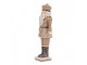 Hnědá vánoční dekorace Louskáček v perníkovém obleku - 6*5*18 cm Clayre & Eef