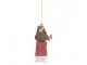 Vánoční závěsná dekorace Santa s nůší a dárky - 5*3*11 cm Clayre & Eef