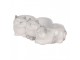 Decorative Figurine Cats 27x16x10 Cm Grey Ceramic - 27*16*10 cm Clayre & Eef