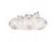 Decorative Figurine Cats 27x16x10 Cm Grey Ceramic - 27*16*10 cm Clayre & Eef