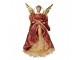 Christmas Decoration Figurine Angel 40 Cm Red Textile - 26*15*44 cm Clayre & Eef
