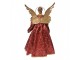 Christmas Decoration Figurine Angel 40 Cm Red Textile - 26*15*44 cm Clayre & Eef