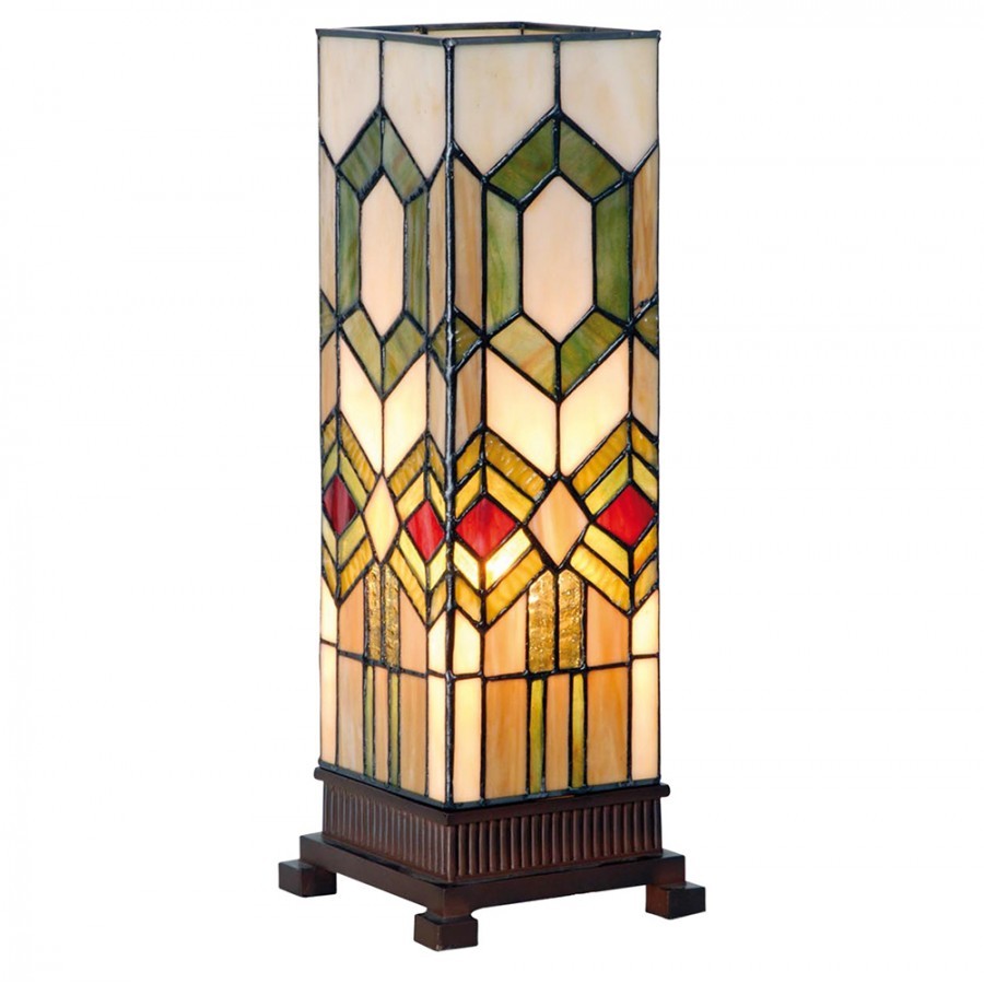 Stolní lampa Tiffany Gonos - 12.5*35 cm 1x E14 / max 40W