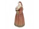 Dekorace Santa Claus s houpacím koníkem a pytlem dárků - 20*18*39 cm Clayre & Eef
